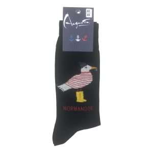 Chaussettes mouette rieuse Normandie