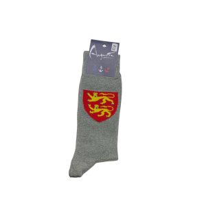 Augustin chaussettes Normandie grise