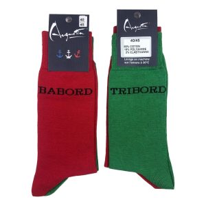 Augustin chaussettes babord tribord