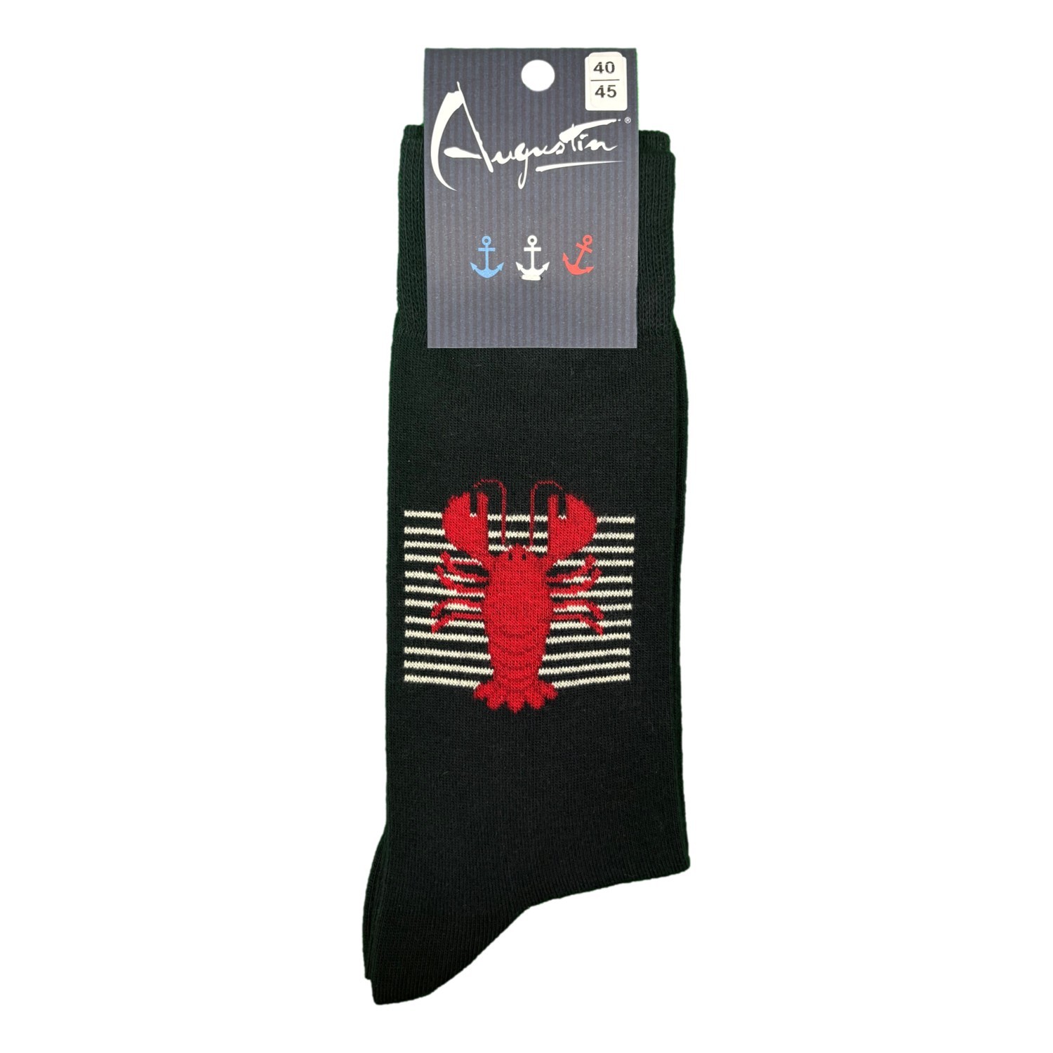 chaussettes rayées homard