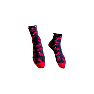 Chaussettes Barbe Rousse Grenouille Rouge