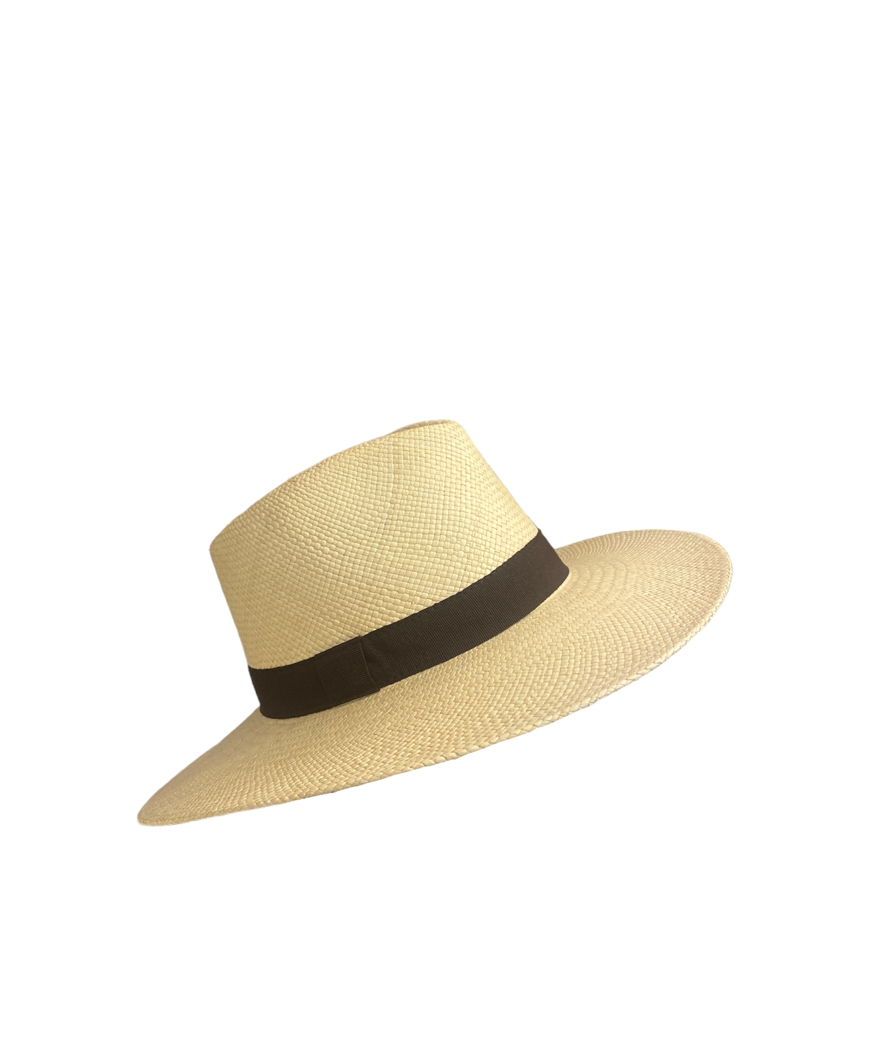 Chapeau Panama avec ganse noire