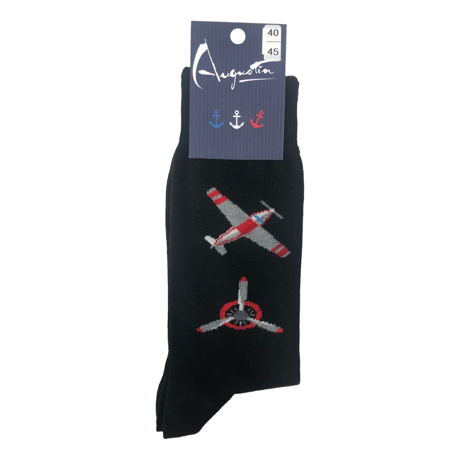 chaussettes helice avion