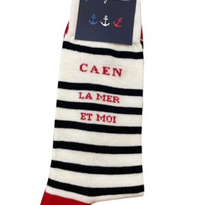Augustin chaussettes Caen, la mer, et moi