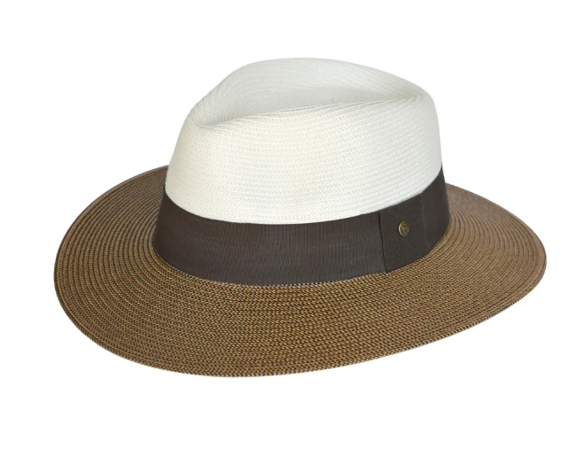 Chapeau fedora Naledi marron femme anti UV 50 léger pour été