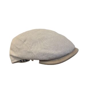 casquette lin beige