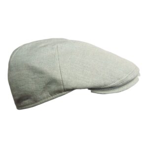 Casquette droite lin vert Göttmann