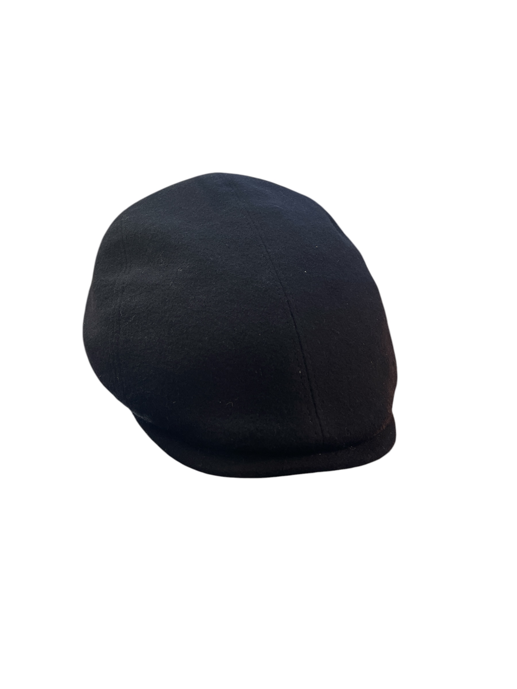 Casquette plate Fléchet homme noire 80% laine